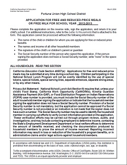 Staff Facility Use Form