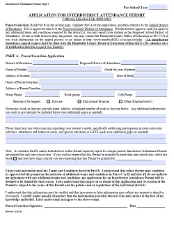 Interdistrict Application